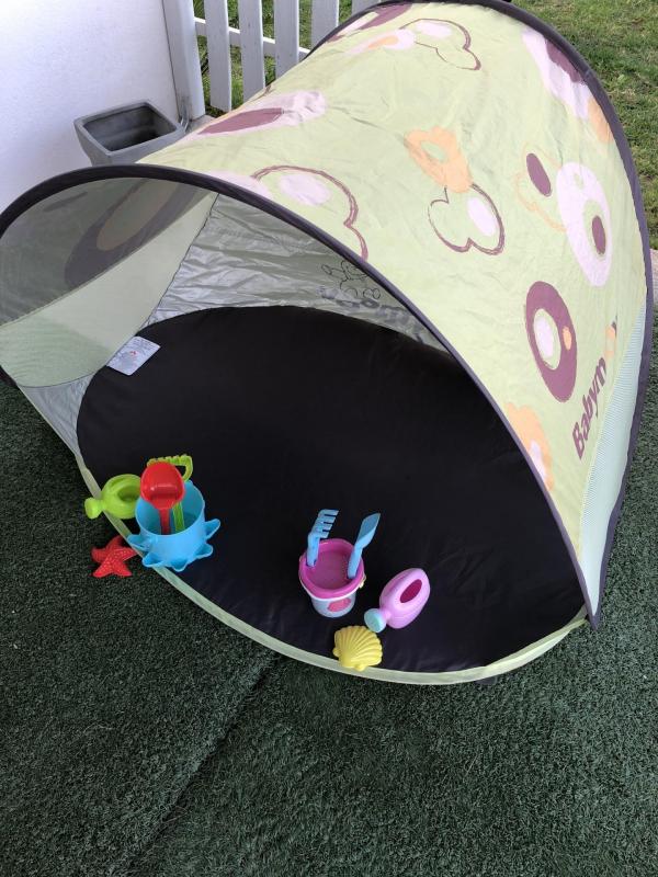 location tente uv bébé enfant sur ajaccio