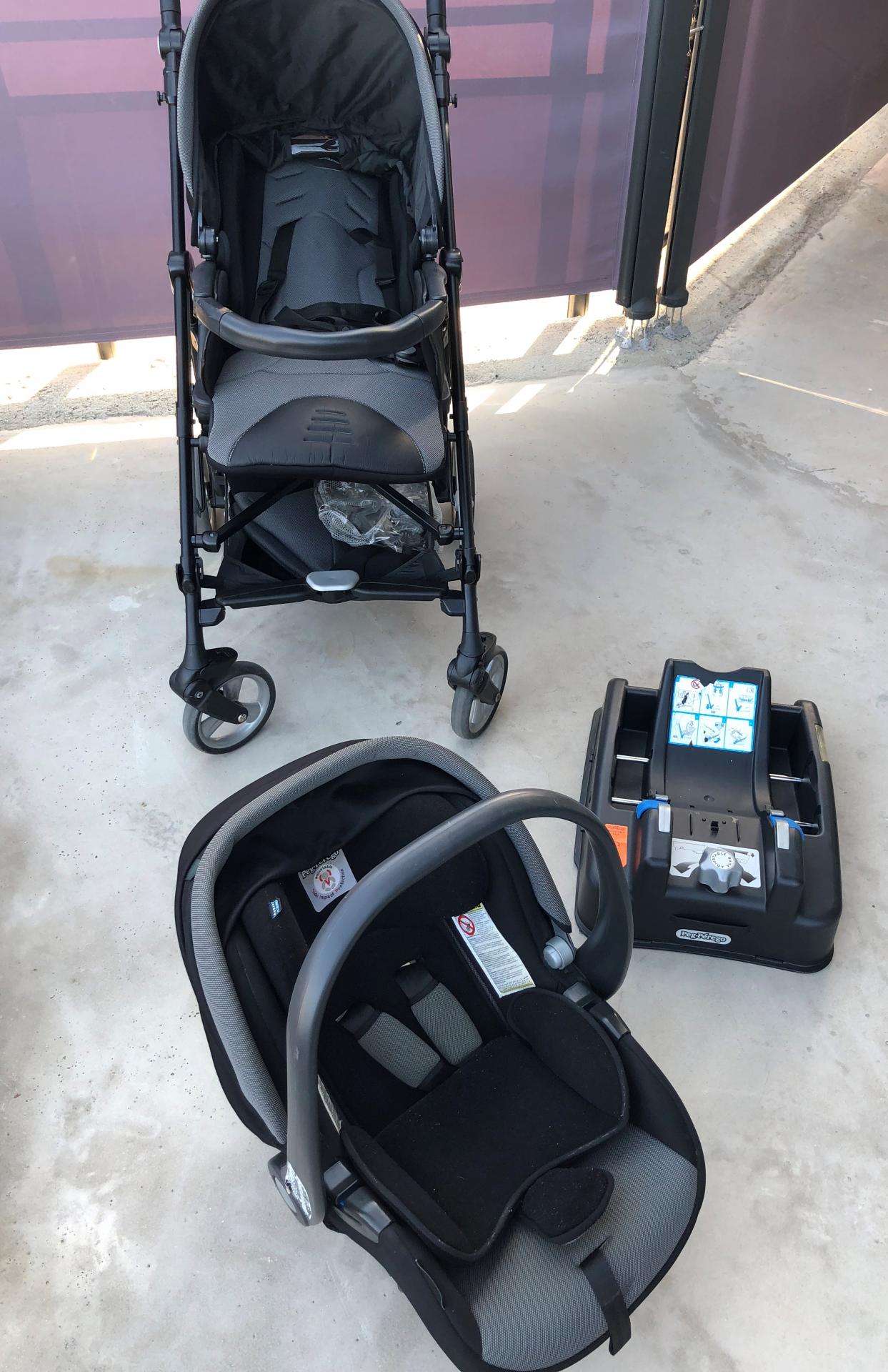 location poussette peg perego duo base + coque